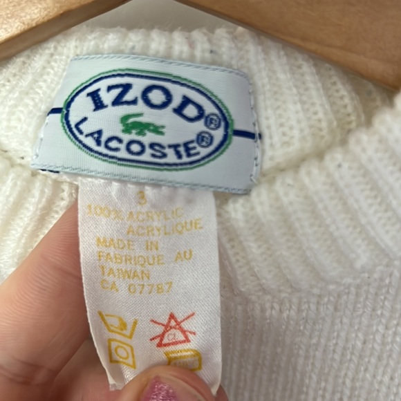 SOLD vintage IZOD Lacoste toddler sweater - Picture 5 of 8